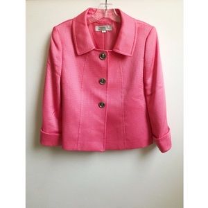 Tahari Arthur S. Levine Hot Pink Blazer